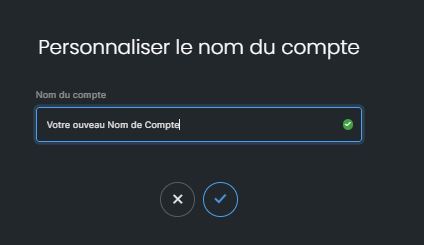 personnaliser nom compte sarbacane