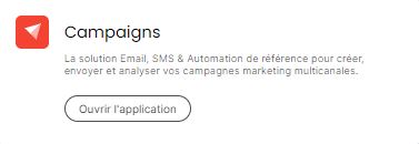 Sarbacane Campaigns solution email, SMS et automation